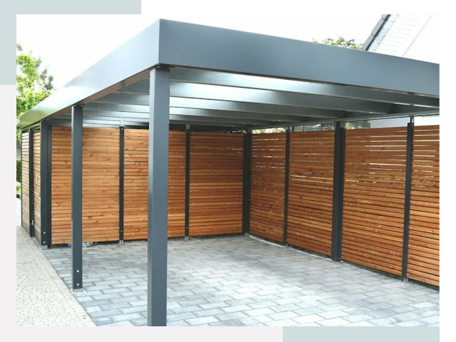 Навесы для парковки в Соколе