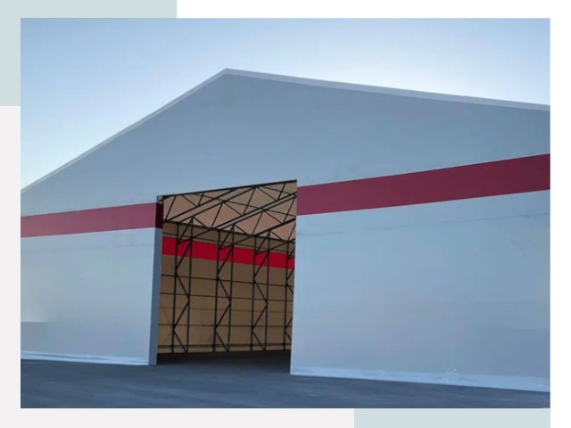 Быстровозводимые ангары в Соколе