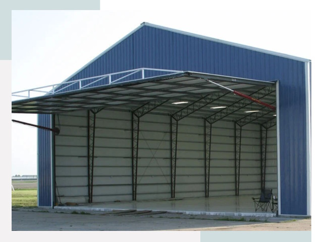 Прямо стенные ангары в Соколе