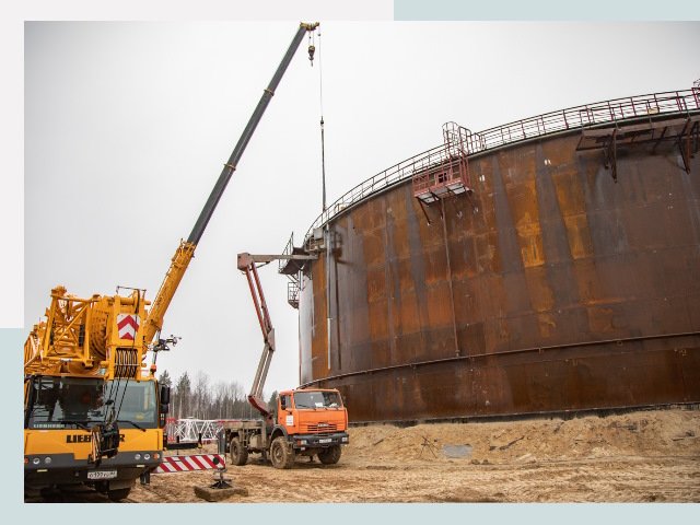 Монтаж резервуаров в Соколе от 625 руб. за м³