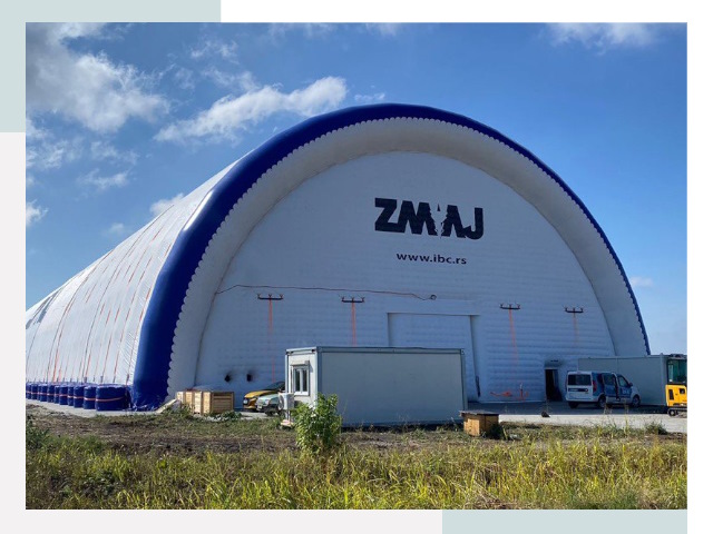 Брендирование ангаров в Соколе