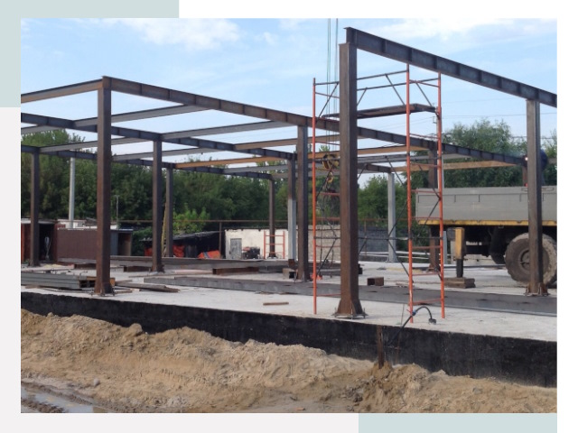 Фундамент для ангаров в Соколе