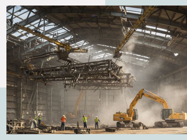 Демонтаж ангаров в Соколе от 625 руб. за м²