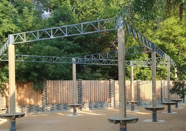 Терраса из металлоконструкций под ключ, проектирование, изготовление и монтаж от СтальСтрой-Скл